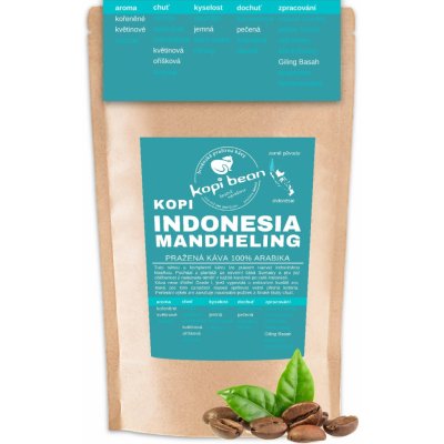 kopi bean Kopi Indonesia Mandheling Grade mletá velmi jemně 50 g – Hledejceny.cz