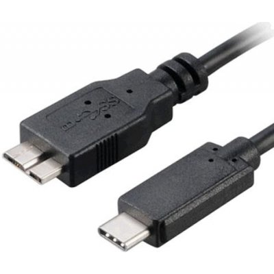 Akasa AK-CBUB29-10BK USB 3.1 C M - mikro B 10pin M, 1m – Hledejceny.cz