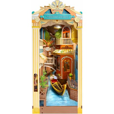 RoboTime 3D skládačka Zarážka na knihy Romantické Benátky – Zboží Dáma
