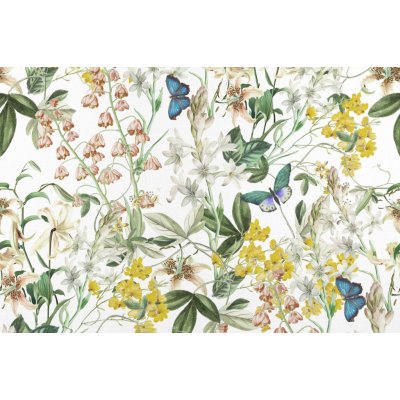 Darré Bavlněná látka Floral š.160 bavlna – Zboží Dáma