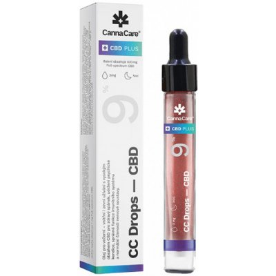 CannaCare CC Drops CBD 9% kapky s fullspektrem CBD 280 kapek