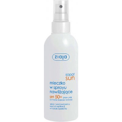 Ziaja Sun voděodolné hydratační mléko na opalování SPF50+ UVA+UVB 170 ml