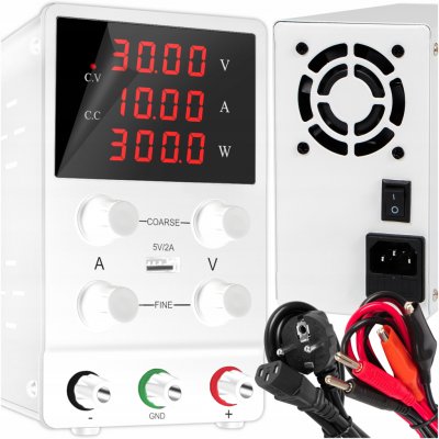 Laboratorní zdroj 30V 10A regulovatelný 300W – Zboží Mobilmania