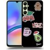 Pouzdro a kryt na mobilní telefon Samsung Picasee silikonové Samsung Galaxy A05s Christmas Stickers černé