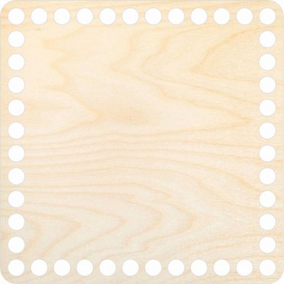 Chráněná dílna Dřevěný svět Dno na košík - čtverec 15 x 15 cm, přírodní – Zboží Dáma
