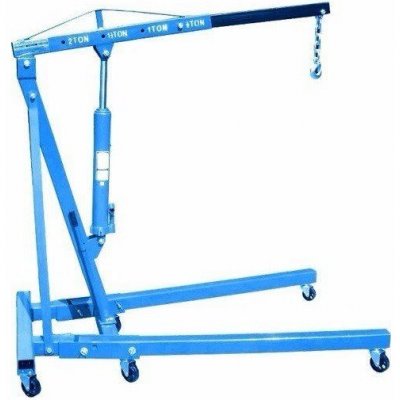 GEKO G02080 Dílenský jeřáb "žirafa"- pojizdný, skládací 2t – Zboží Mobilmania