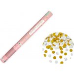 vystřelovací konfety lesklá kolečka 60 cm – Zboží Dáma