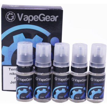 VapeGear nikotinový booster 20mg 5x10ml PG40/VG60
