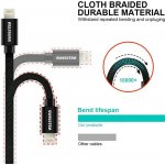 SWISSTEN TEXTILE datový kabel USB - Lightning 1.2m – Hledejceny.cz