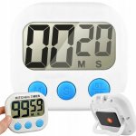 Kuchyňská minutka digitální LCD s magnetem a stojánkem, časovač, stopky – Zboží Mobilmania