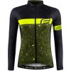 Cyklistický dres Force Spray Lady dámsky army/fluo/čierna