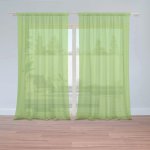 Záclony Jablečná zelená: 2 ks - 150x250 cm - Sablio – Hledejceny.cz