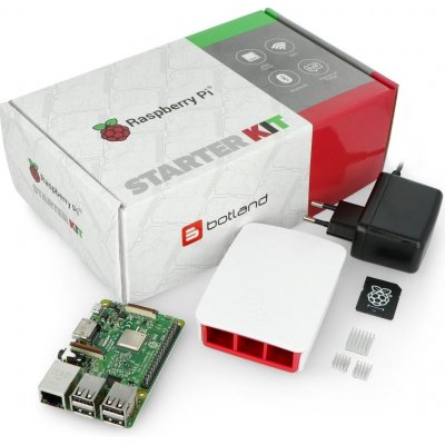 Raspberry Pi 3B WiFi + 32 GB microSD + oficiální příslušenství – Zboží Živě