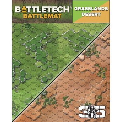 BattleTech: Battle Mat Grasslands Desert