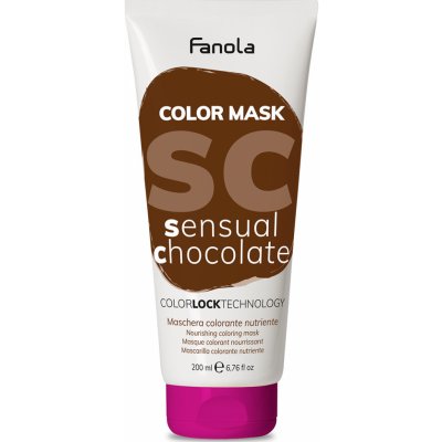 Fanola Color Mask barevné masky Sensual Chocolate čokoládová 200 ml – Zbozi.Blesk.cz