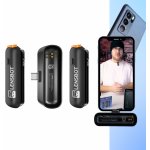 LENSBOT DualMic USB-C 2,4G bezdrátové klopové mikrofony pro smartphone, tablety, počítače – Zboží Živě