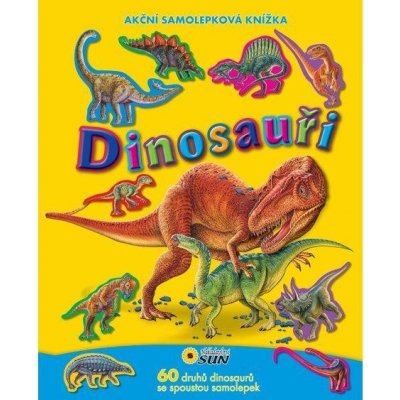 Dinosauři - akční samolepková knížka – Zbozi.Blesk.cz