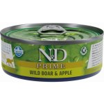 N&D Cat Prime Adult Boar & Apple 70 g – Zboží Mobilmania