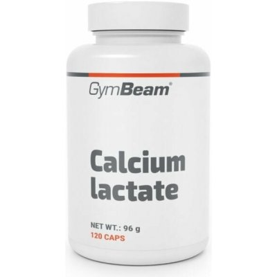 GymBeam Vápník laktát 120 kapslí – Hledejceny.cz