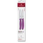 Swiss Classic paring knife set 2 ks 10cm straight/wavy purple box – Zboží Mobilmania
