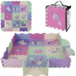 ISO Kontrastní pěnové puzzle 30 x 30 cm 25 ks barevné – Zboží Dáma