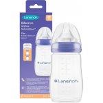 Lansinoh skleněná kojenecká láhev s NaturalWave TM savičkou 240ml – Sleviste.cz