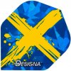 Letky na šipky Designa Patriot - Hologram - Sweden F0106