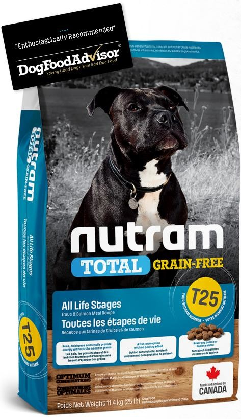 Nutram T25 Total Grain Free Salmon Trout Dog 11,4 kg