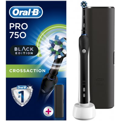 Oral-B Pro 750 CrossAction Black – Hledejceny.cz