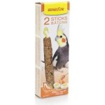 Primus tyčinky med/vejce pro střední papoušky 2 x 55 g – Hledejceny.cz