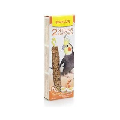 Primus tyčinky med/vejce pro střední papoušky 2 x 55 g – Hledejceny.cz