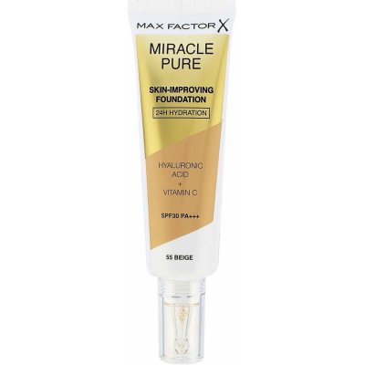 Max Factor Miracle Pure Skin dlouhotrvající make-up SPF30 55 Beige 30 ml