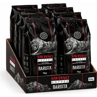 Swisso Barista 100% arabika zrnková 8 x 1 kg – Hledejceny.cz