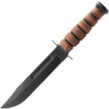 KA-BAR USMC Fixed Blade Knife Leather Sheath, str edge 1217