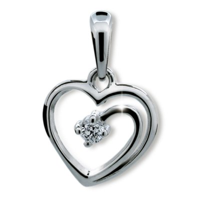 Srdce s diamantem DF1602 – Zboží Mobilmania