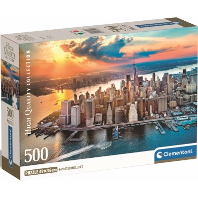 Clementoni 35038 Pohled New York 500 dílků – Sleviste.cz