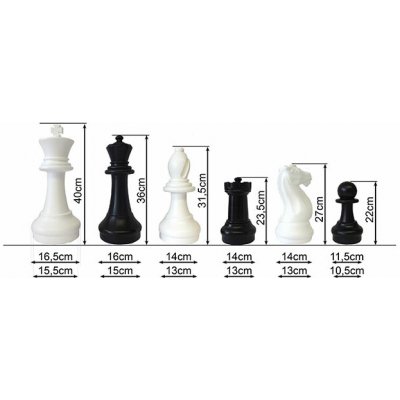 Šachové figurky MIDDLE – Zboží Živě