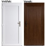 Soft WDS Vchodové dveře Plné levé Zlatý dub-Bílá 98 x 198 cm – Hledejceny.cz