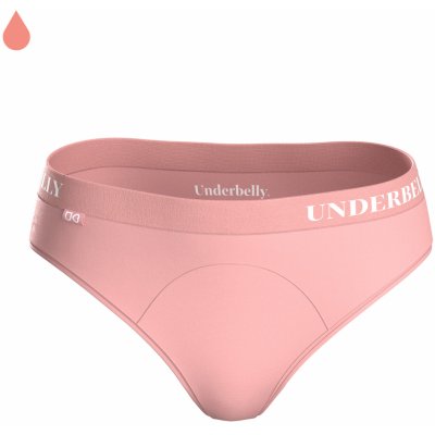 Underbelly Menstruační kalhotky UNIVERS růžová růžová z polyamidu Pro velmi slabou menstruaci – Zboží Dáma