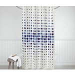 Bellatex koupelnový závěs, Modré tečky 180x200 cm – Zboží Mobilmania