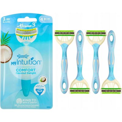Wilkinson Sword Xtreme 3 Comfort Coconut Delight 4 ks – Hledejceny.cz