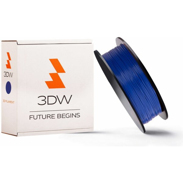 Tisková struna 3DW ABS, 1,75mm, 0,5kg, tmavě modrá, 220-250°C