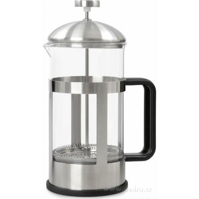 BARISTA 1 L FRENCH PRESS konvice na kávu a čaj z borosilikátového skla ocelová – Hledejceny.cz