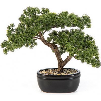 Umělá Bonsai borovice Mini v květináči, 26cm – Zboží Dáma