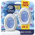Ambi Pur Bathroom náhradní náplň Cotton Flower DUOPACK 2 x 7,5 ml – Zboží Dáma