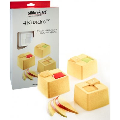 Silikomart Forma silikonová design 4Kuadro 8x150 ml – Sleviste.cz