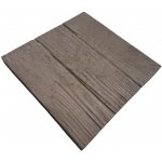 Báča Beton plošná protiskluzová Reliéf dřevo 30 x 30 x 3 cm 20556_TMA4 tmavě hnědá 1 ks – Hledejceny.cz