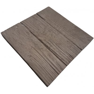 Báča Beton plošná protiskluzová Reliéf dřevo 30 x 30 x 3 cm 20556_TMA4 tmavě hnědá 1 ks – Hledejceny.cz