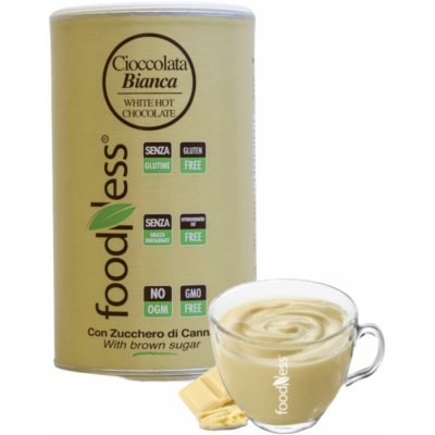 Foodness Horká instantní čokoláda Bílá 500 g – Hledejceny.cz