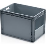 TBA Plastová Euro přepravka 600 x 400 x 420 cmmm s vkladovým otvorem – Hledejceny.cz